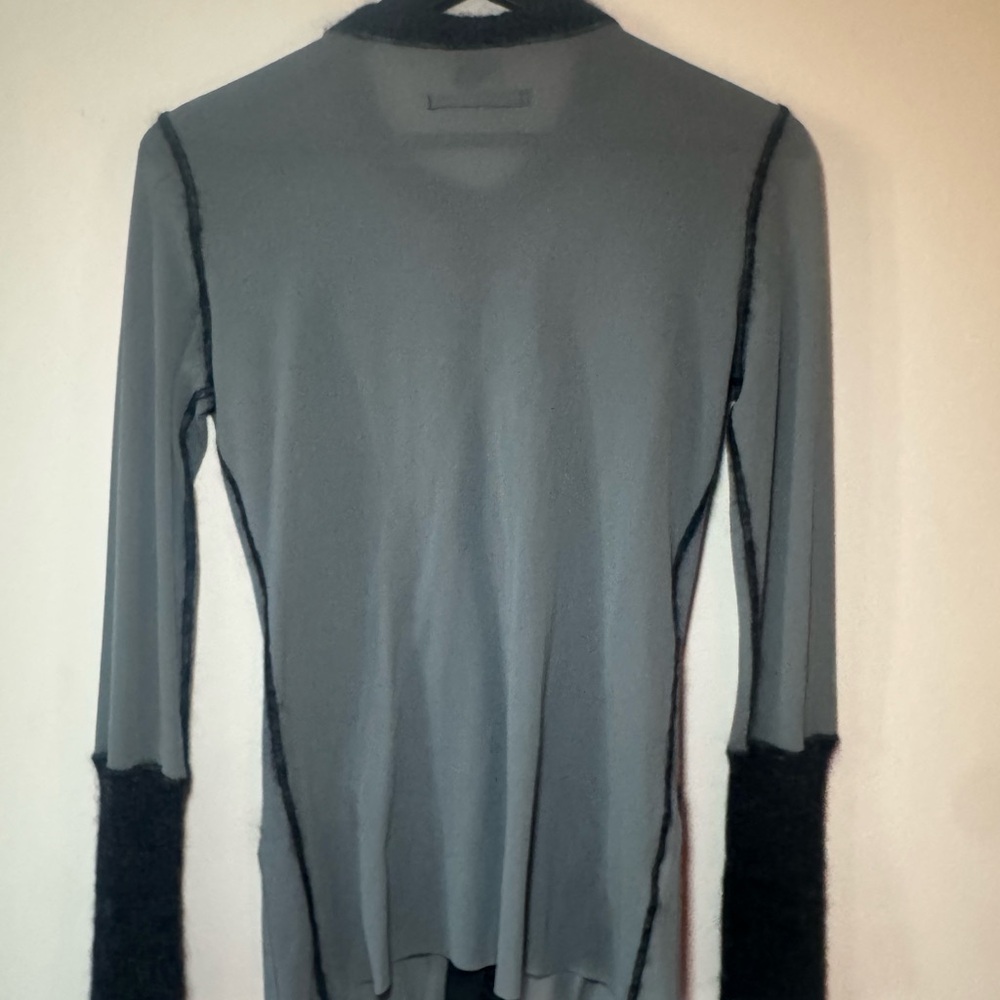 Jean Paul Gaultier Gray Sweater with Black Edging - Picture 4 of 5